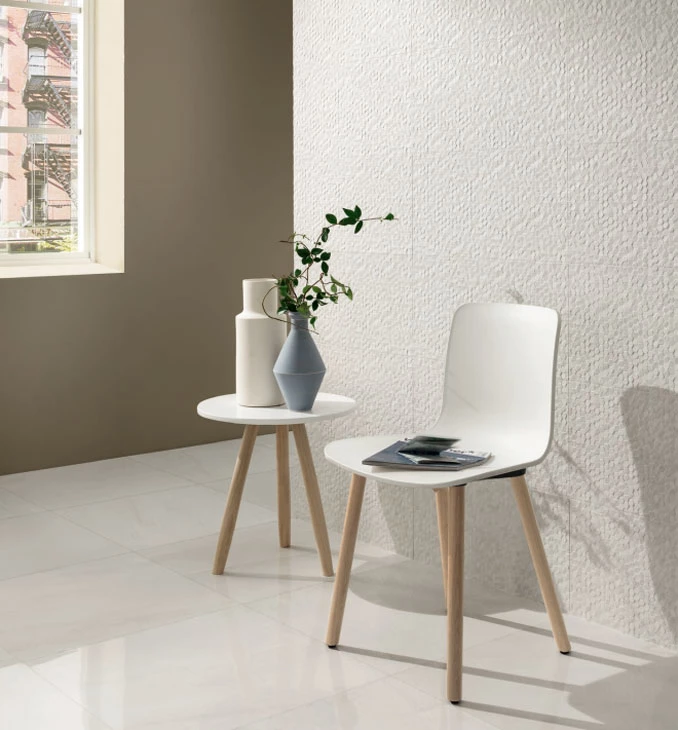 PURESTONE bianco lev 60x60 rett C51