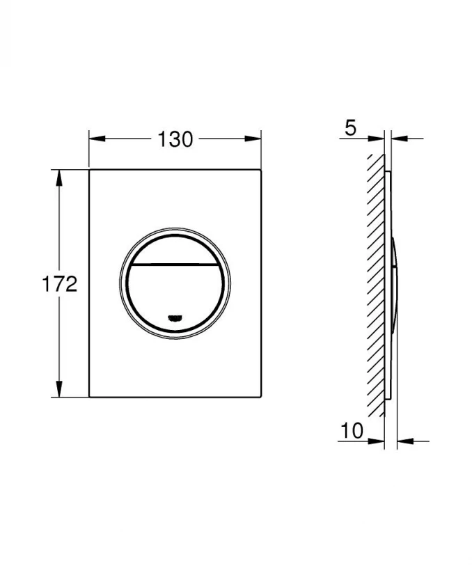 Taster GROHE NOVA COSMOPOLITAN S chrome