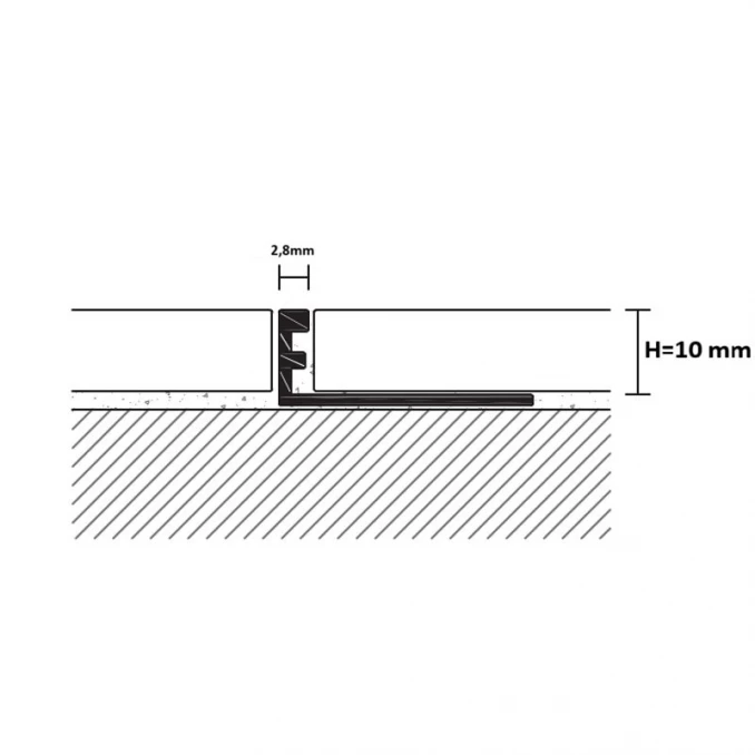 Profil PROFILPAS L PROANGLE GREIGE COATED ALUMINIUM ZV/10 270cm