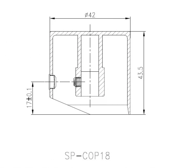 Ručica za COPEN NOOK za C-01-105 hrom