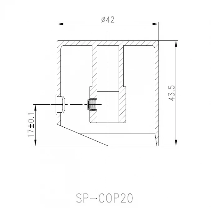 Ručica za COPEN NOOK za C-01-105 brušeno zlato