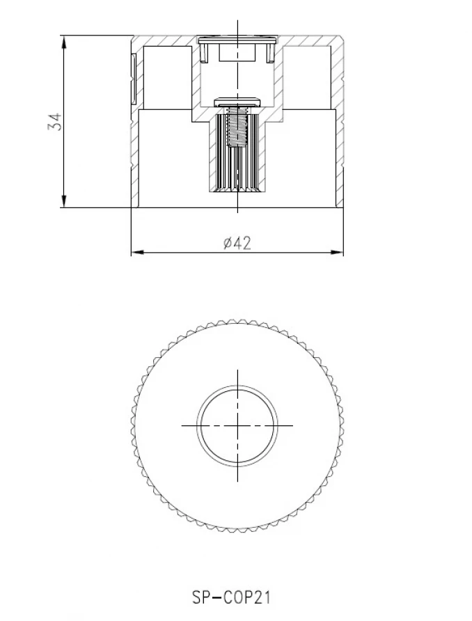 Ručica prebacivača COPEN NOOK za C-01-105 hrom