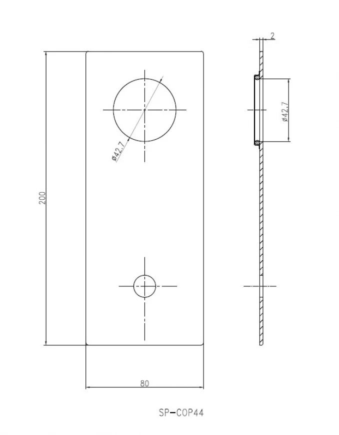 Maska ugradne baterije za lavabo COPEN NOOK brušeno zlato