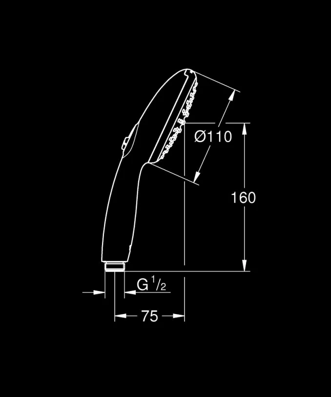 Tuš ručica GROHE TEMPESTA 110 2f