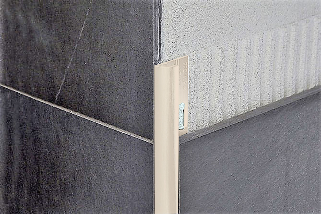 Profil PROFILPAS PROTRIM spoljni ugao 10mm ivory PVC  270cm