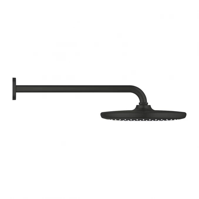 Ruža tuša sa držačem GROHE TEMPESTA 250. 380mm matte black