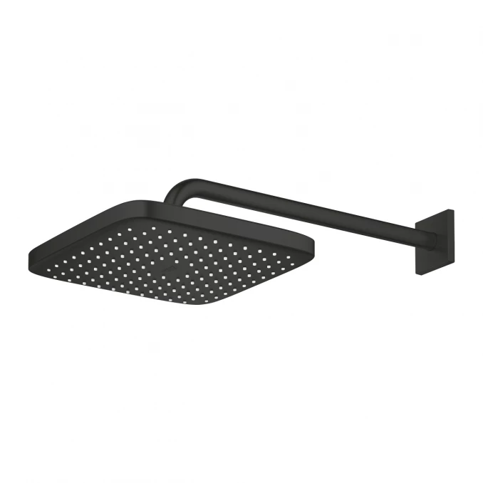 Ruža tuša sa držačem GROHE TEMPESTA CUBE 250. 380mm matte black