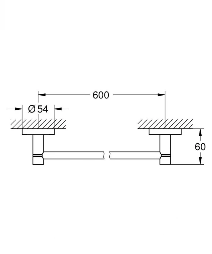 Držač peškira GROHE ESSENTIALS 600