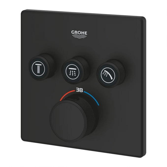 Termostat maska GROHE GROTHERM SMARTCONTROL 3F četvrtasta phantom black