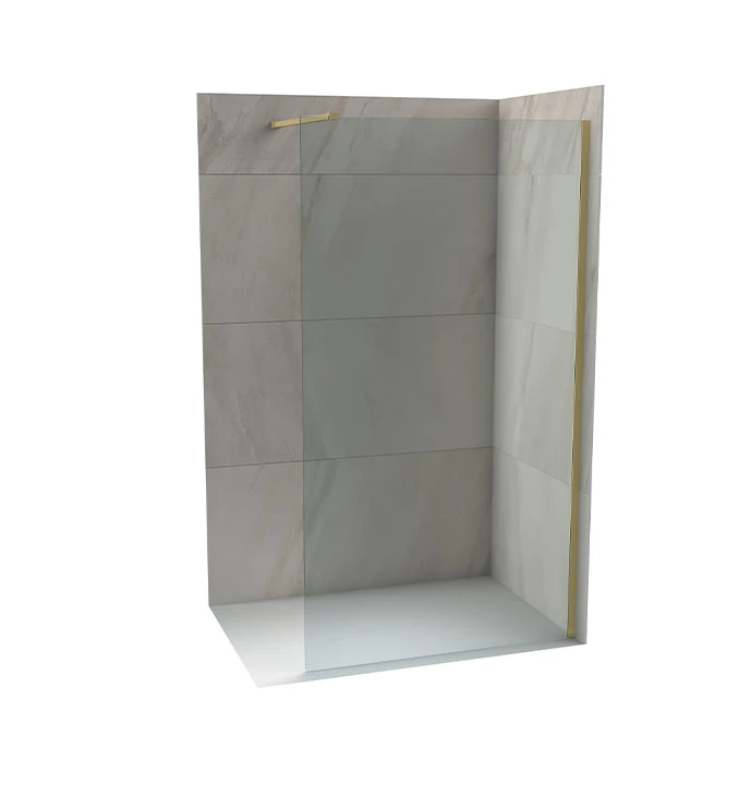 Walk-in COPEN MONTE 1400x2000 8mm staklo. brušeno zlato