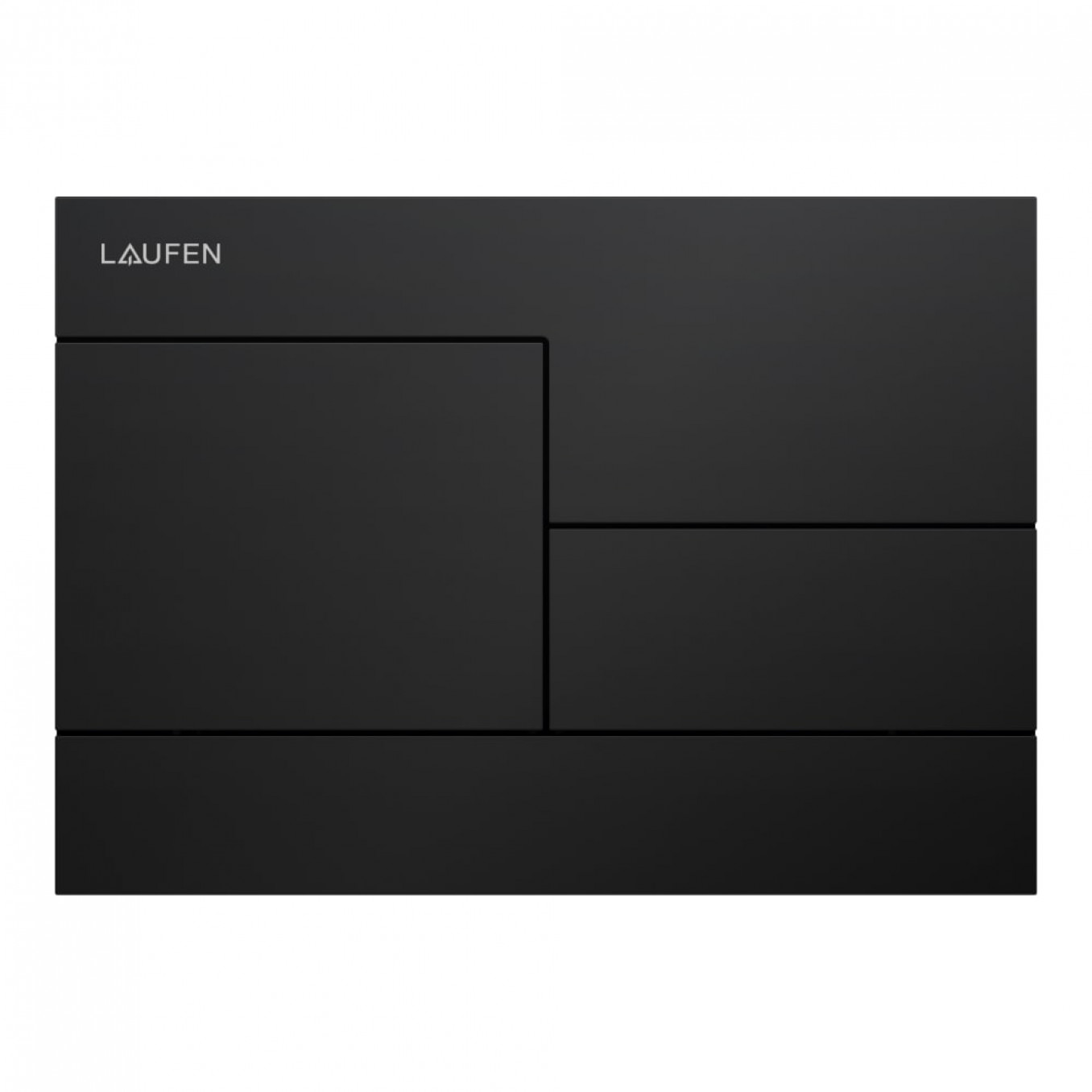 Taster LAUFEN INEO SKYLINE crni mat dvokoličinski