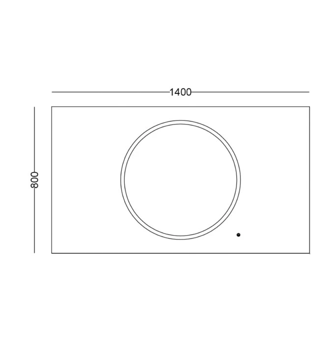 Ogledalo LINEART BELLA 1400 LED