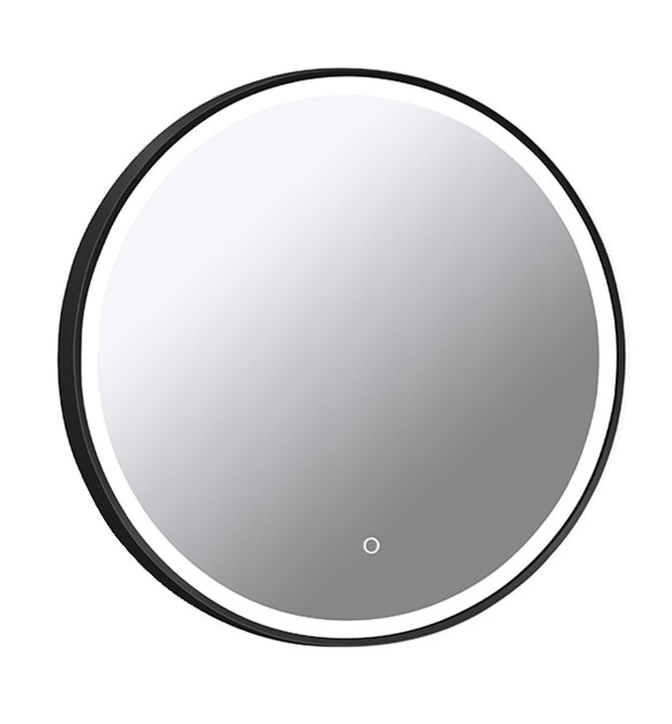 Ogledalo COPEN fi600 sa alu ramom 20mm LED mat crno