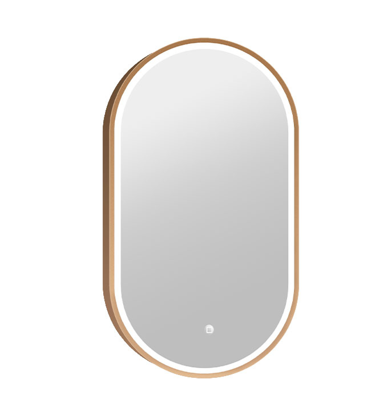Ogledalo COPEN 500x900 sa alu ramom 40.6mm LED zlatno