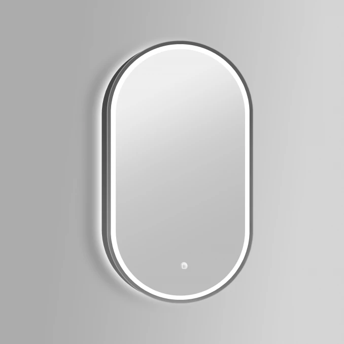 Ogledalo COPEN 500x900 sa alu ramom 40.6mm LED gunmetal