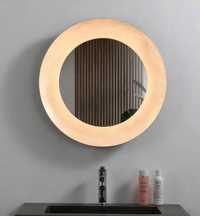 Ogledalo COPEN fi750 sa alu ramom rose gold