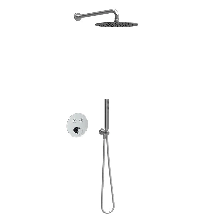 Termostatski set COPEN round hrom 1