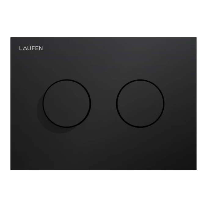 Taster LAUFEN GROOVE crni mat dvokoličinski