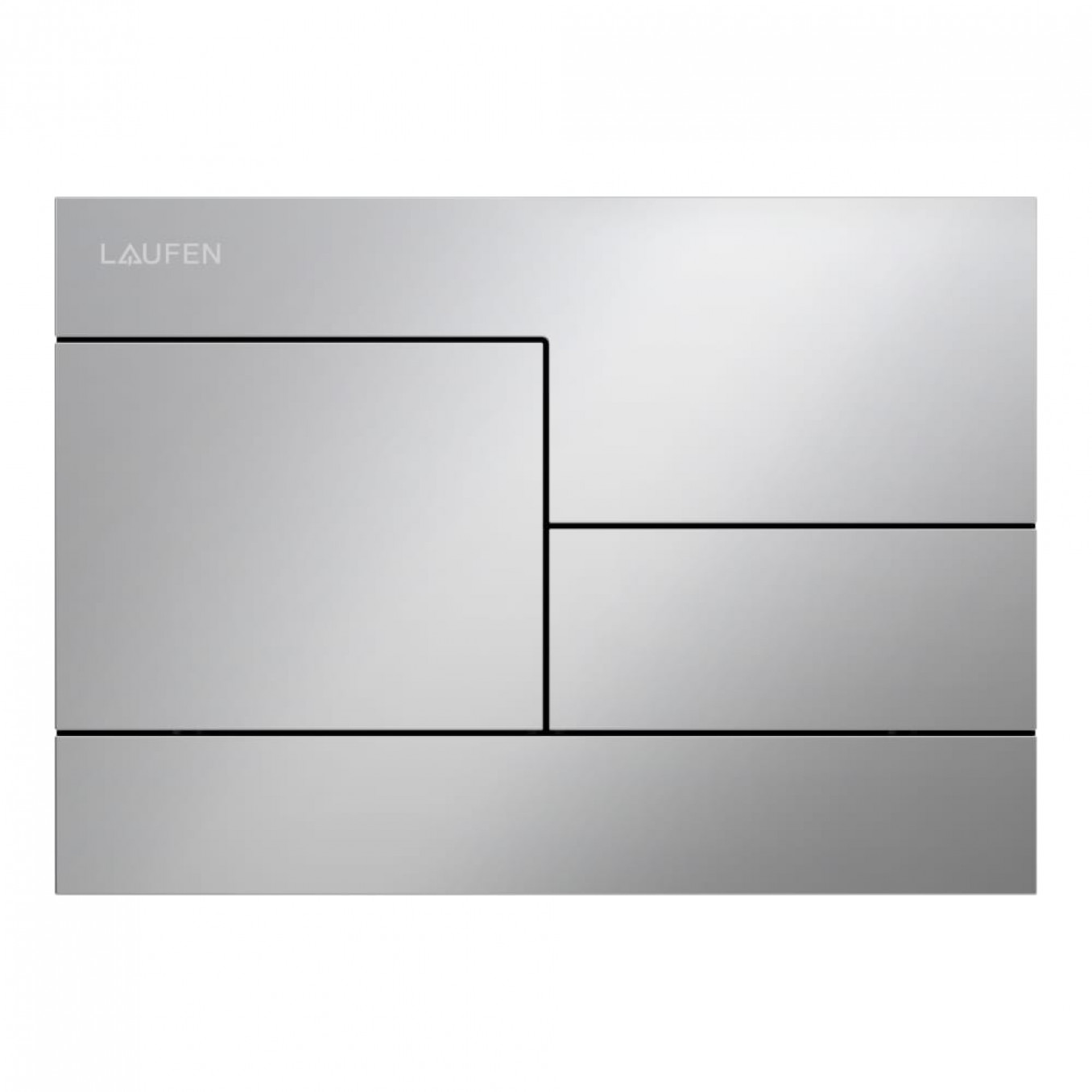 Taster LAUFEN INEO SKYLINE hrom mat dvokoličinski