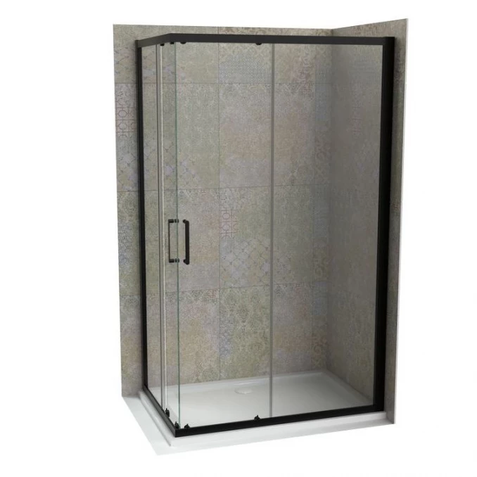 Tuš kabina ATLAS PRO 100x70cm staklo 6mm mat crna