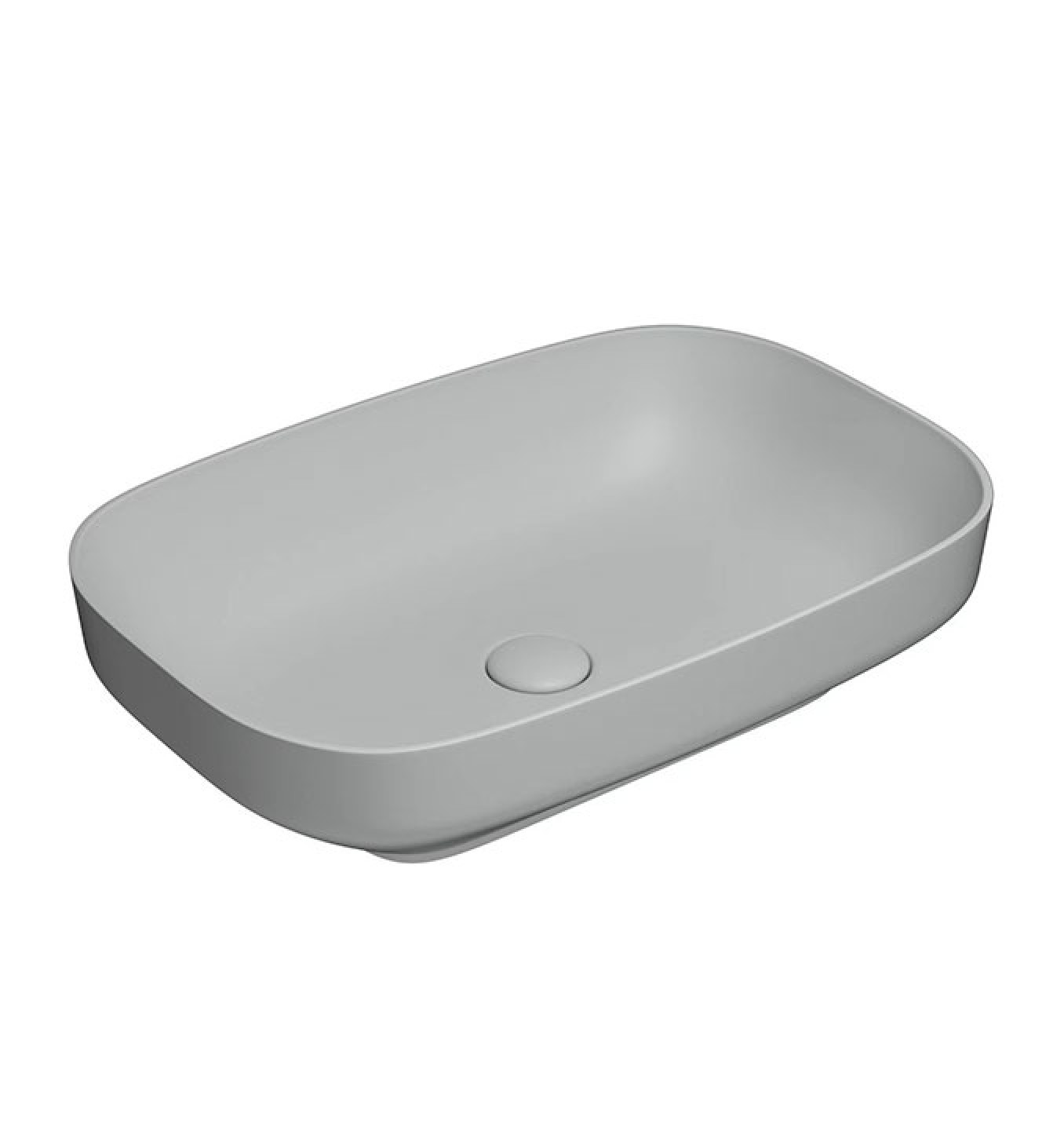 Lavabo COPEN nadgradni 585x380x140 matt gray