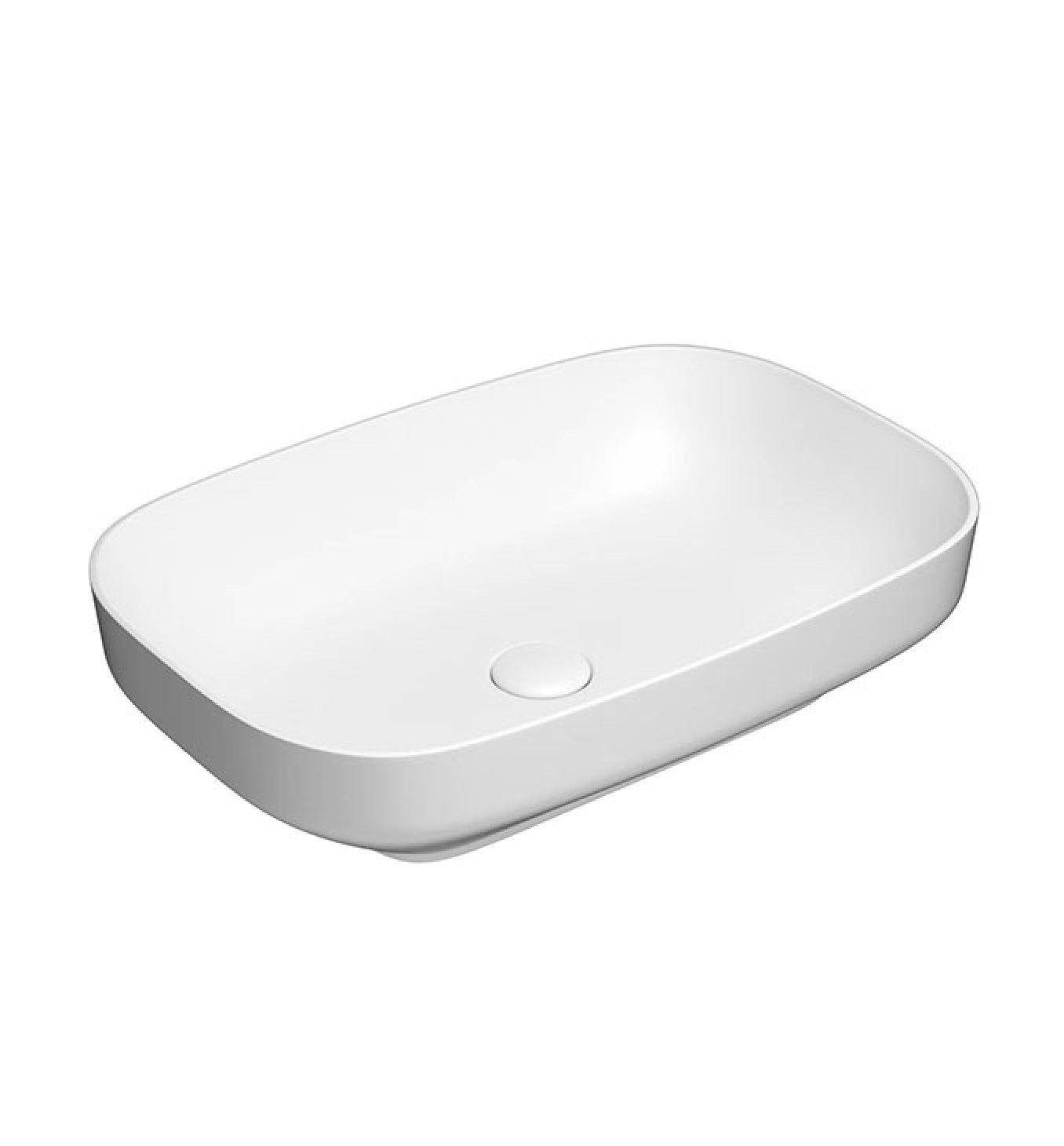 Lavabo COPEN nadgradni 585x380x140 matt white