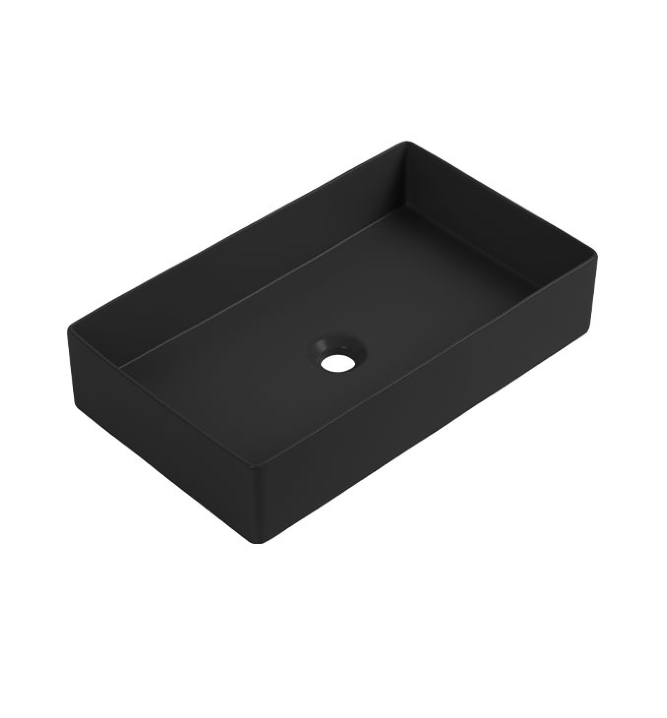 Lavabo COPEN nadgradni 600x360x130 matt black
