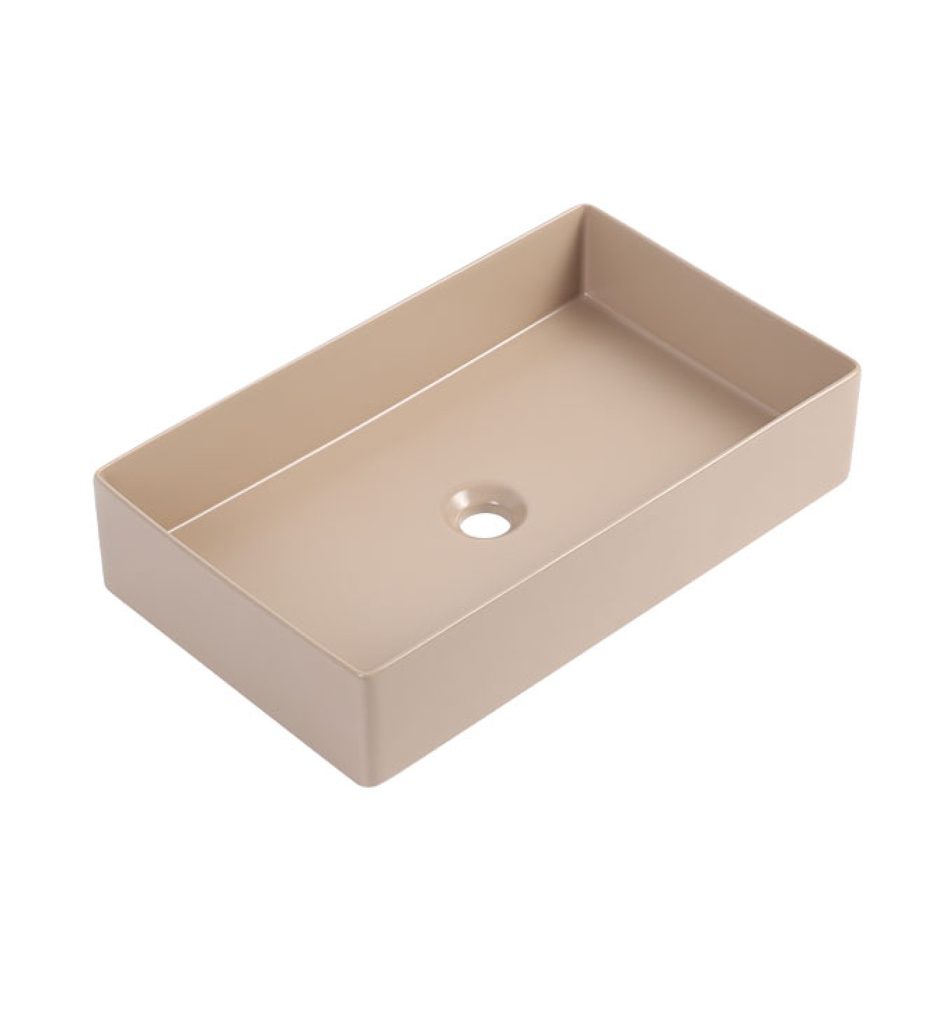 Lavabo COPEN nadgradni 600x360x130 matt khaki