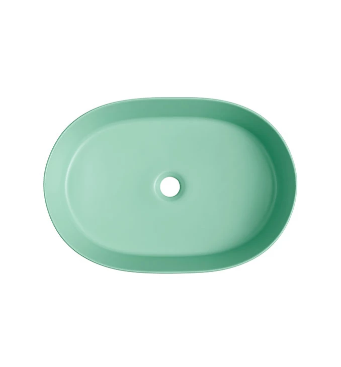 Lavabo COPEN nadgradni 560x390x140 matt green