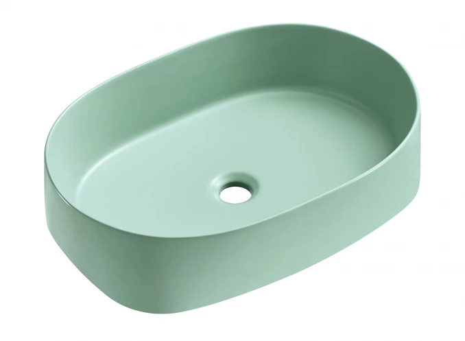 Lavabo COPEN nadgradni 560x390x140 matt green