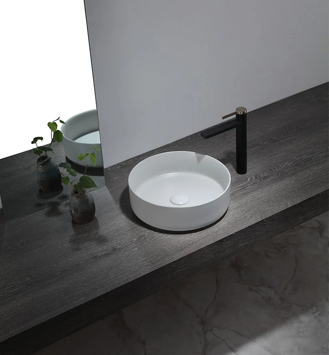 Lavabo COPEN nadgradni 410x410x120 matt gray