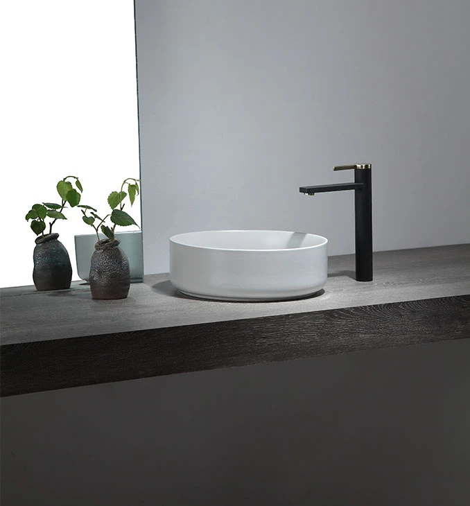 Lavabo COPEN nadgradni 410x410x120 matt gray