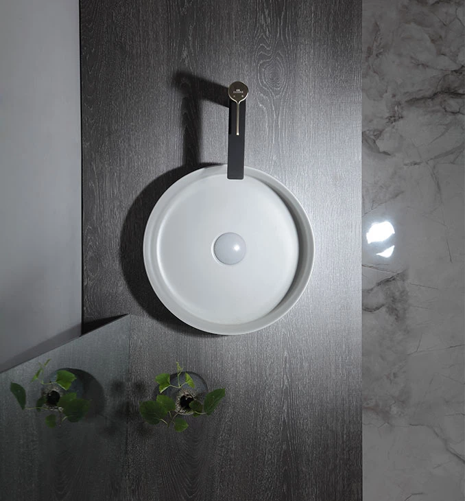 Lavabo COPEN nadgradni 410x410x120 matt gray