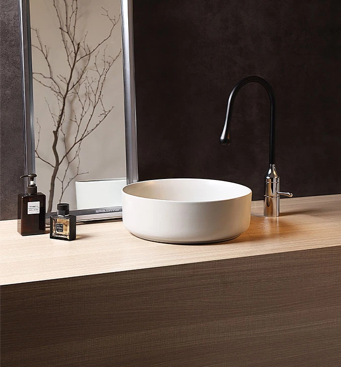 Lavabo COPEN nadgradni 410x410x120 matt white