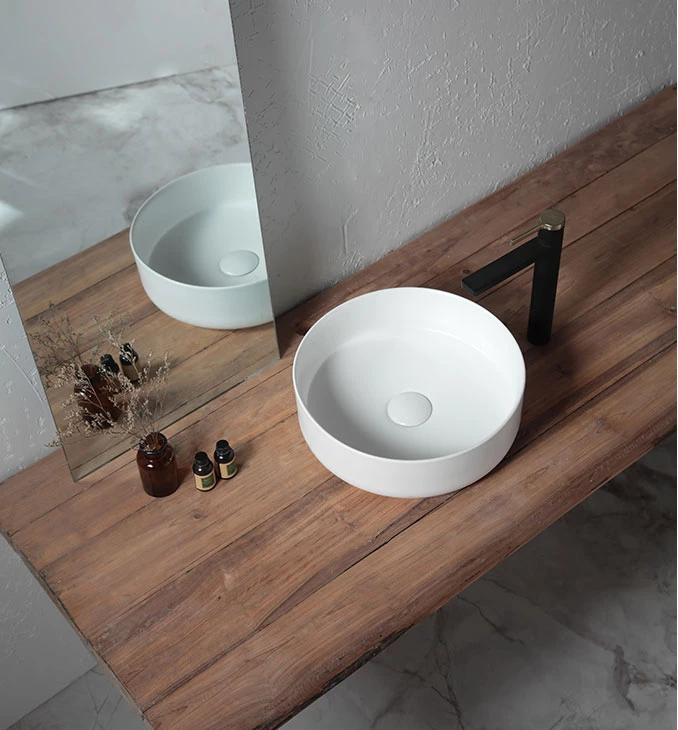Lavabo COPEN nadgradni 410x410x120 matt white