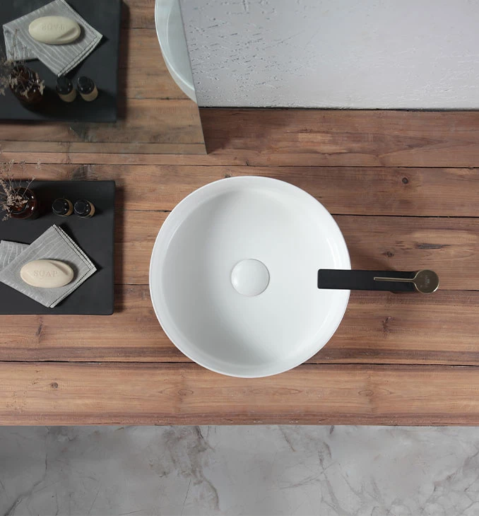 Lavabo COPEN nadgradni 410x410x120 matt white