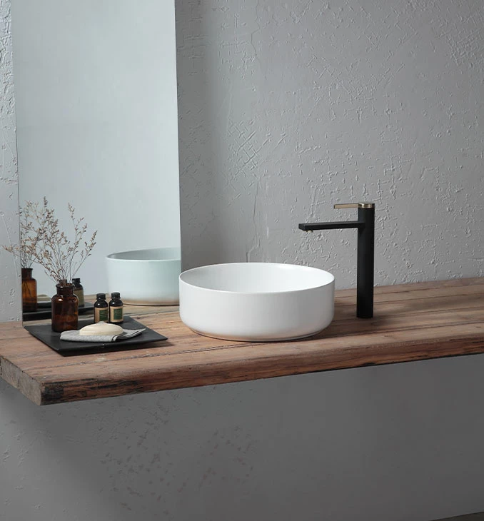 Lavabo COPEN nadgradni 410x410x120 matt white
