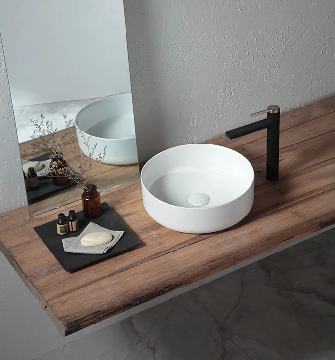 Lavabo COPEN nadgradni 410x410x120 matt white