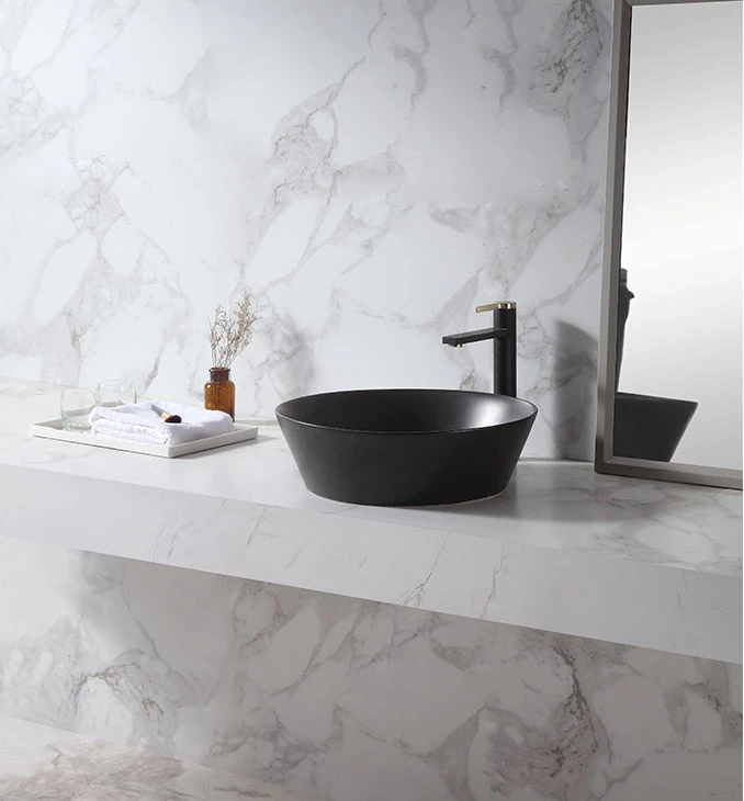 Lavabo COPEN nadgradni 430x430x130 matt black