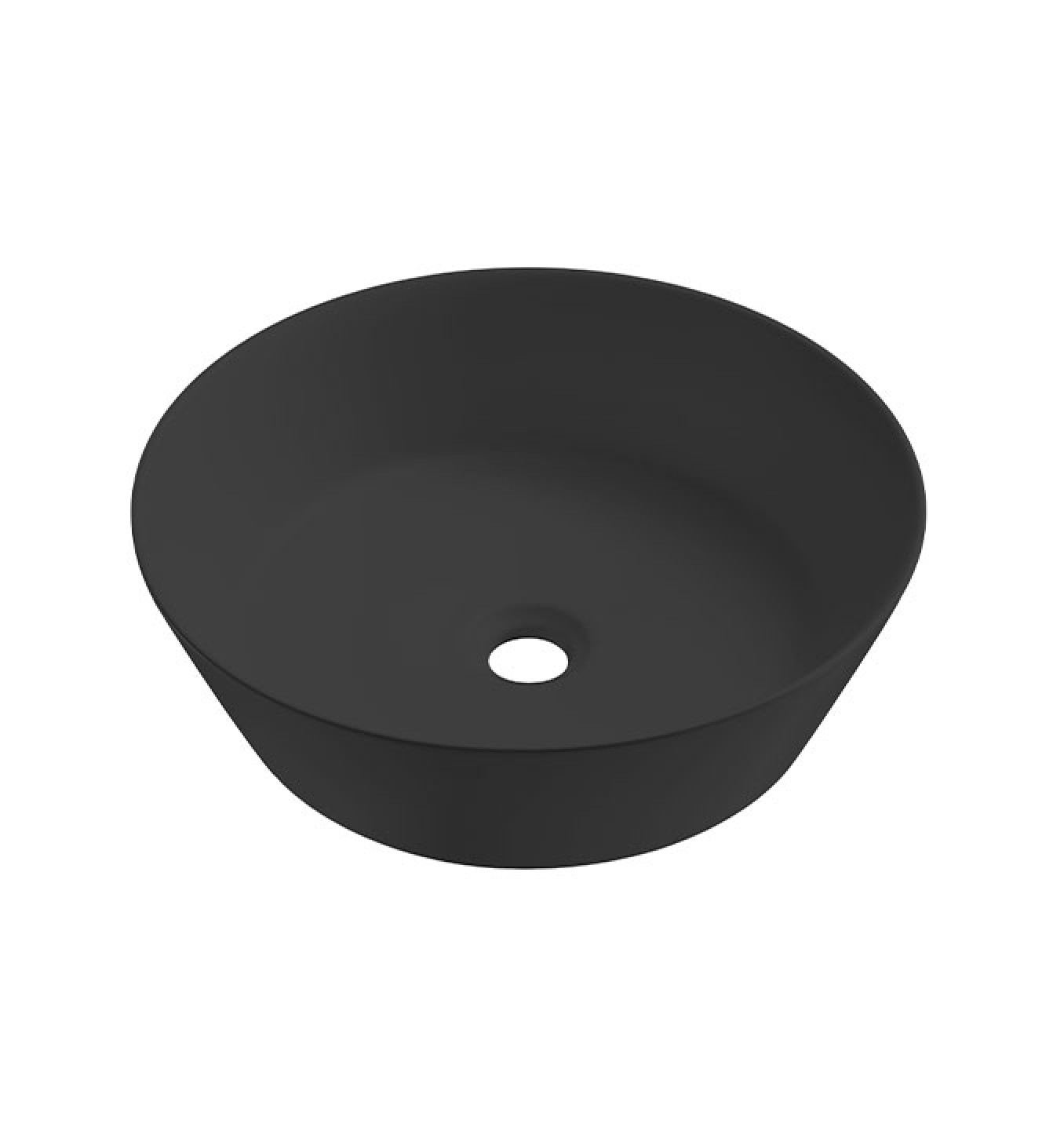 Lavabo COPEN nadgradni 430x430x130 matt black