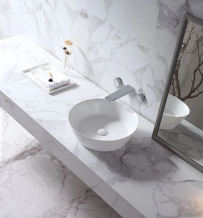 Lavabo COPEN nadgradni 430x430x130 matt white