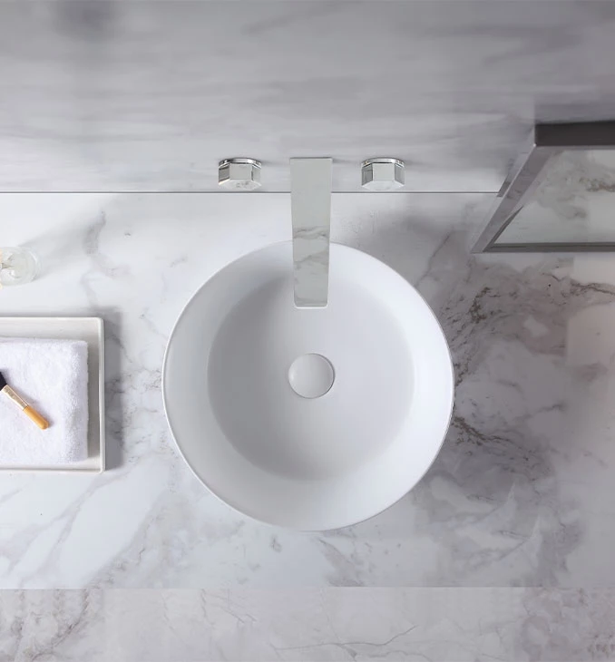 Lavabo COPEN nadgradni 430x430x130 matt white