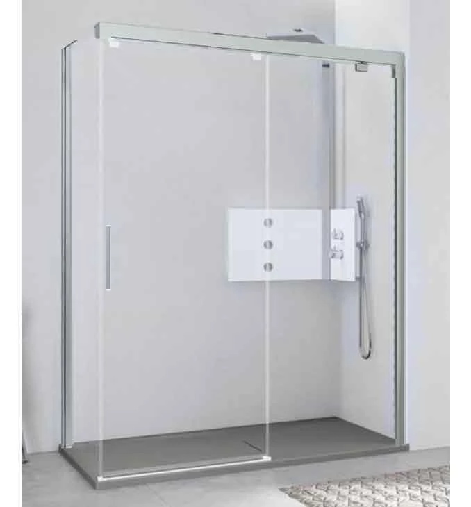 Tuš kabina NOVELLINI  KUADRA 2.0  120x80 hrom desna