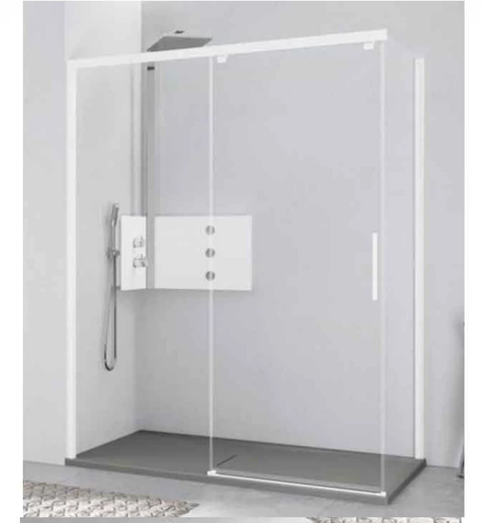 Tuš kabina NOVELLINI  KUADRA 2.0  120x80 bela mat leva