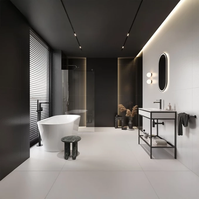 MONOLOOK black matt 59.8x119.8 rett S