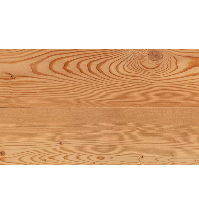 LARCH with knots/ brushed/ evo varnished. 15mm. 165mm. 1200-1950mm