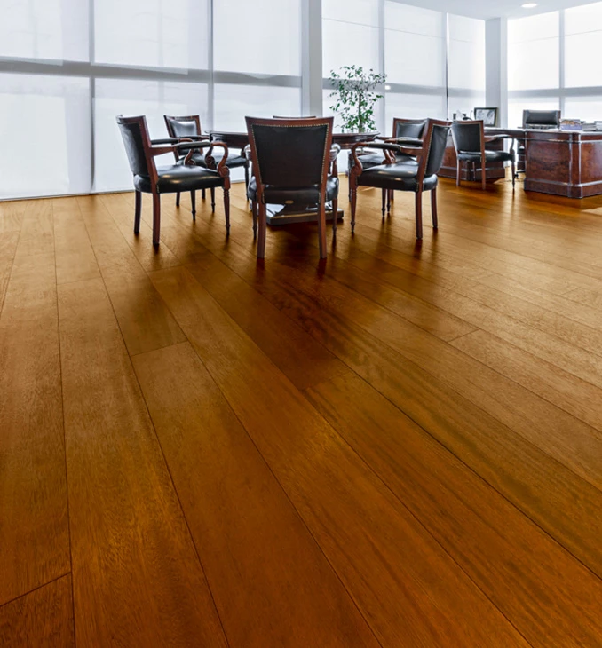 IROKO/ pre-smooth/ natural varnished. 15mm. 135-155mm. 1200-2400mm