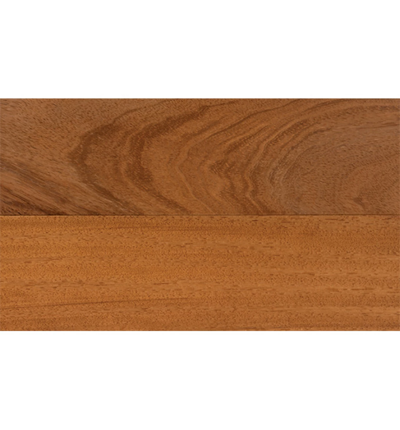 IROKO/ pre-smooth/ natural varnished. 15mm. 135-155mm. 1200-2400mm