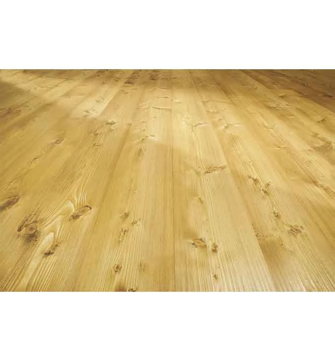 LARCH with knots/ brushed/ natural oiled. 15mm. 165mm. 1200-1950mm