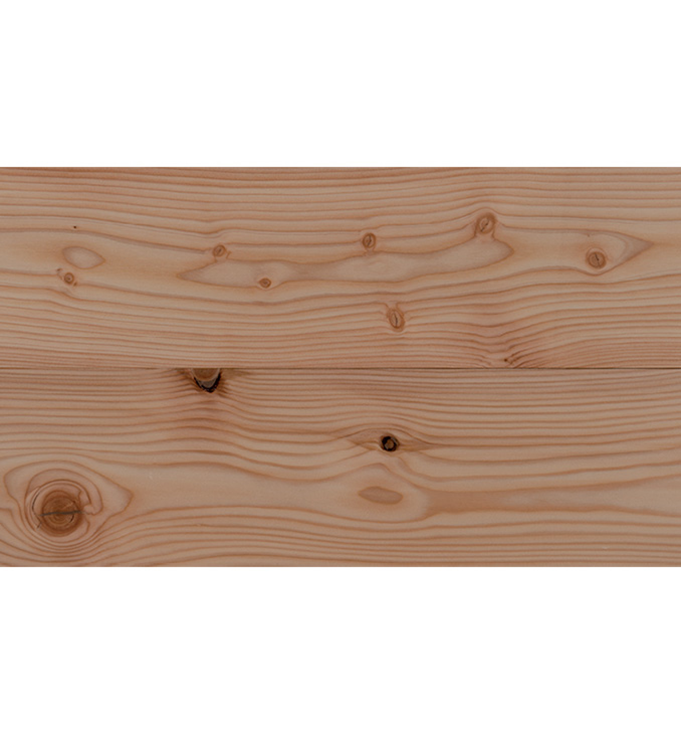 LARCH with knots/ brushed/ natural oiled. 15mm. 165mm. 1200-1950mm